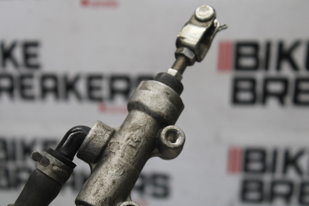 08-09 KAWASAKI NINJA ZX14R REAR BACK BRAKE MASTER CYLINDER W RESERVOIR BB932