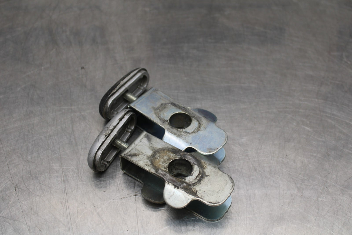10 SUZUKI SV650 SWINGARM CHAIN TENSIONER ADJUSTMENT BRACKETS  BB181