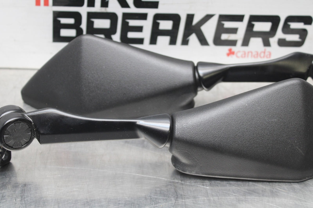 24-25 KAWASAKI NINJA ZX4R REAR VIEW MIRROR SET PAIR MIRRORS BB827