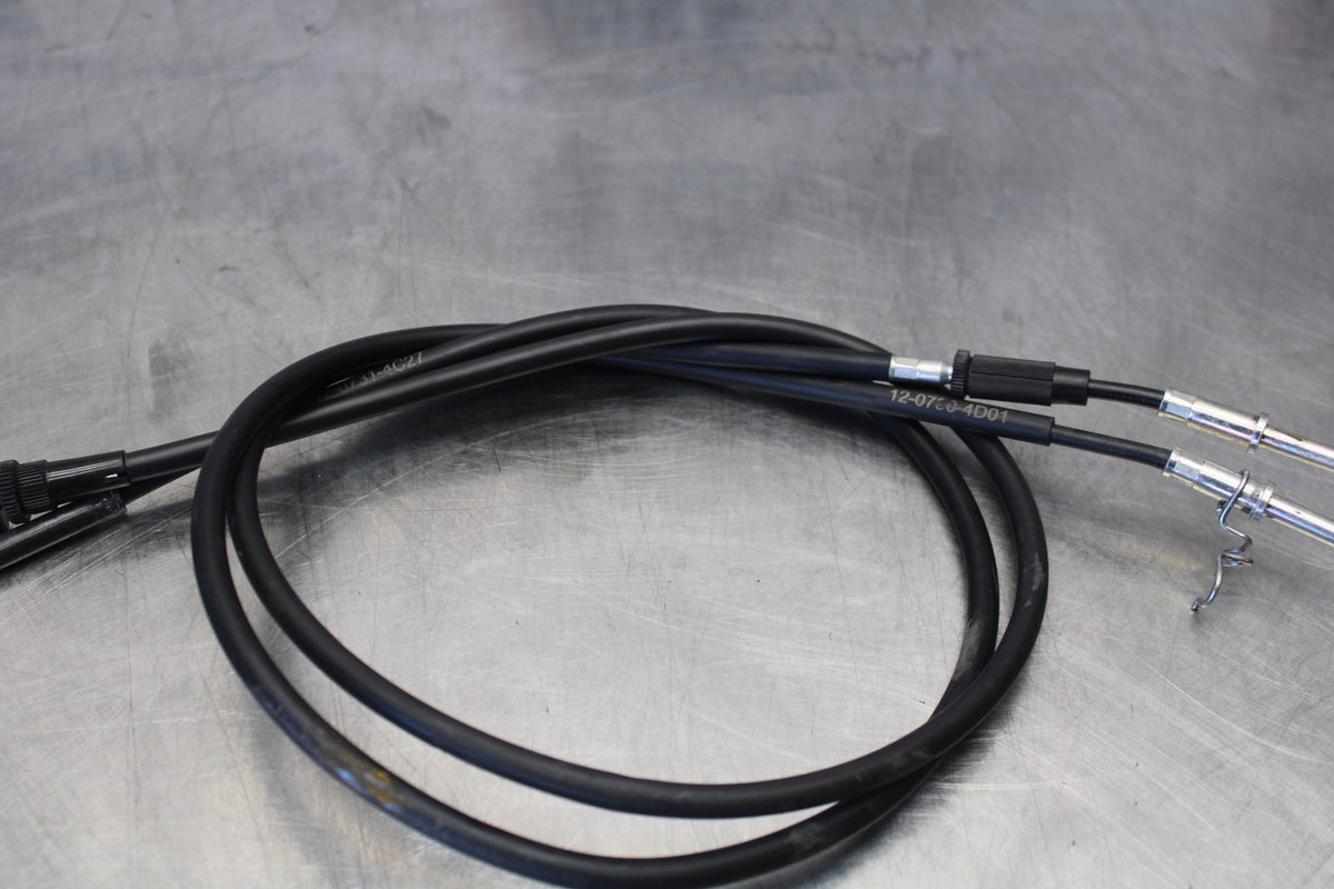 24-25 KAWASAKI ELIMINATOR 450 THROTTLE CABLES LINES BB869