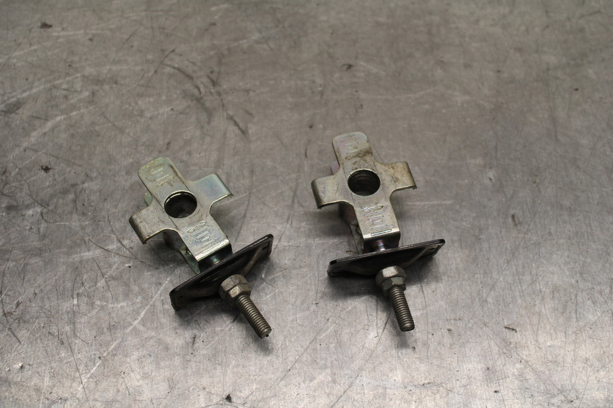 15-16 HONDA CB300F SWINGARM CHAIN TENSIONER ADJUSTMENT BRACKETS  BB740