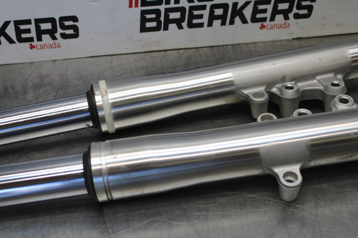 08 KAWASAKI VULCAN 1600 VN1600D NOMAD FRONT FORKS SHOCK SUSPENSION PAIR BB904