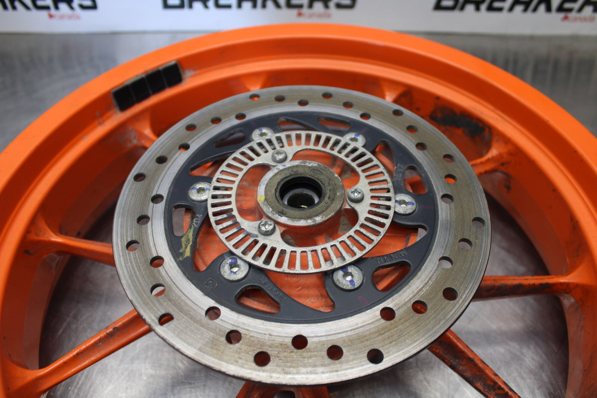17-22 KTM 390 DUKE REAR WHEEL BACK RIM & ROTOR  BB180