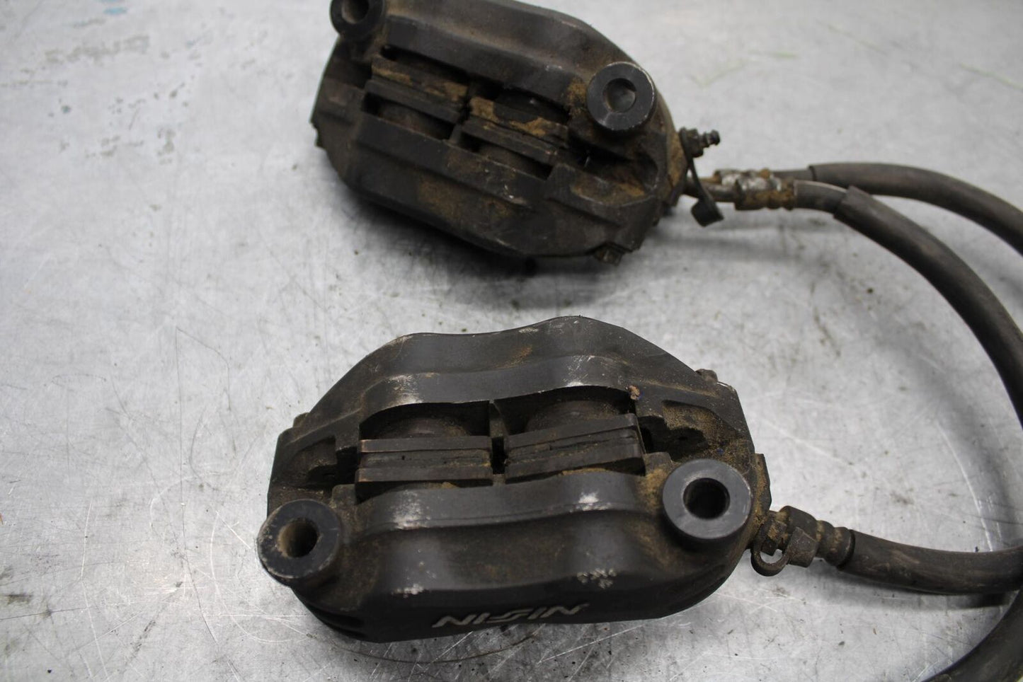 06-07 KAWASAKI NINJA ZX14R RIGHT LEFT FRONT BRAKE CALIPER SET PAIR CALIPERS bb43