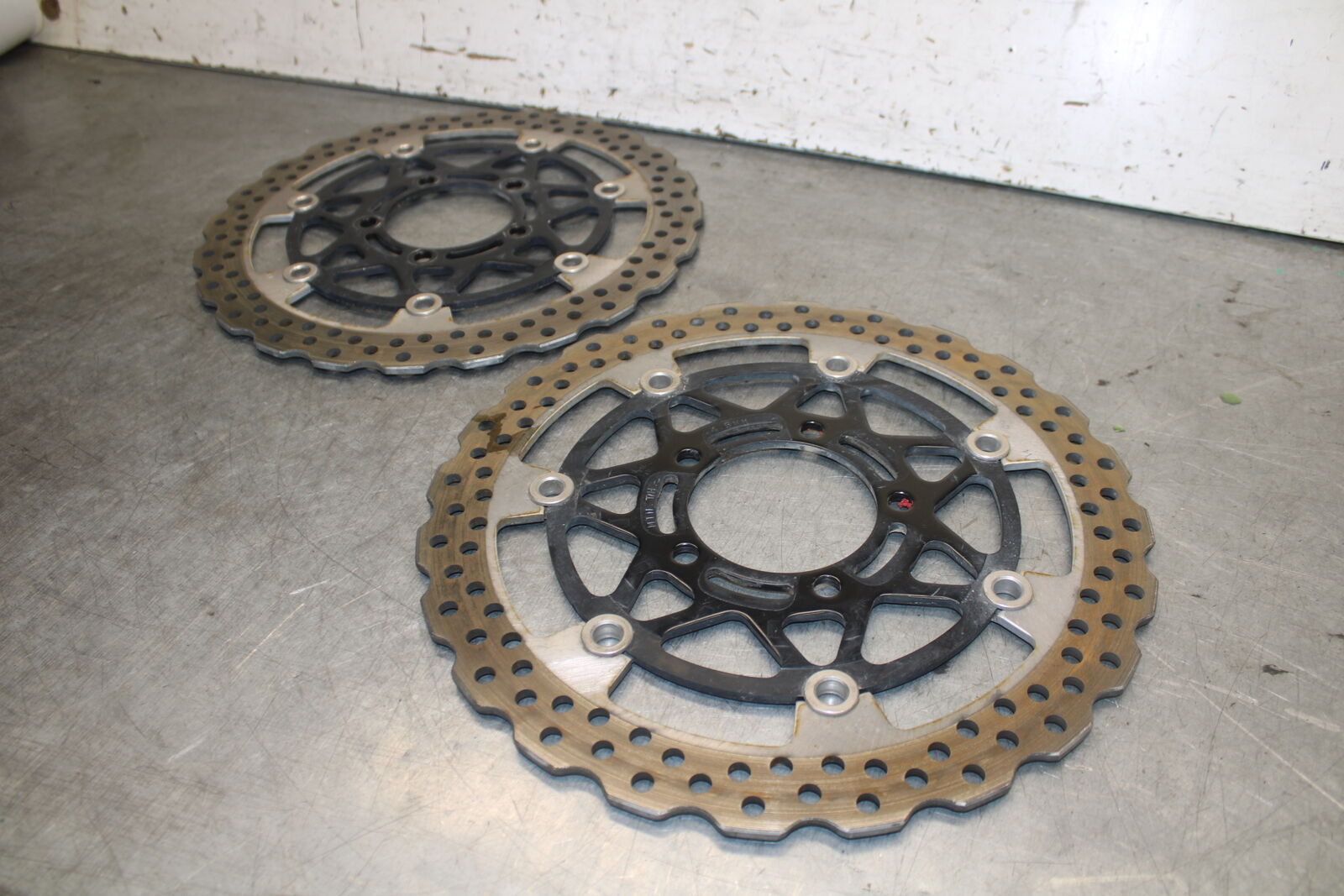 19-23 KAWASAKI NINJA ZX6R FRONT LEFT RIGHT BRAKE ROTORS DISCS BB701