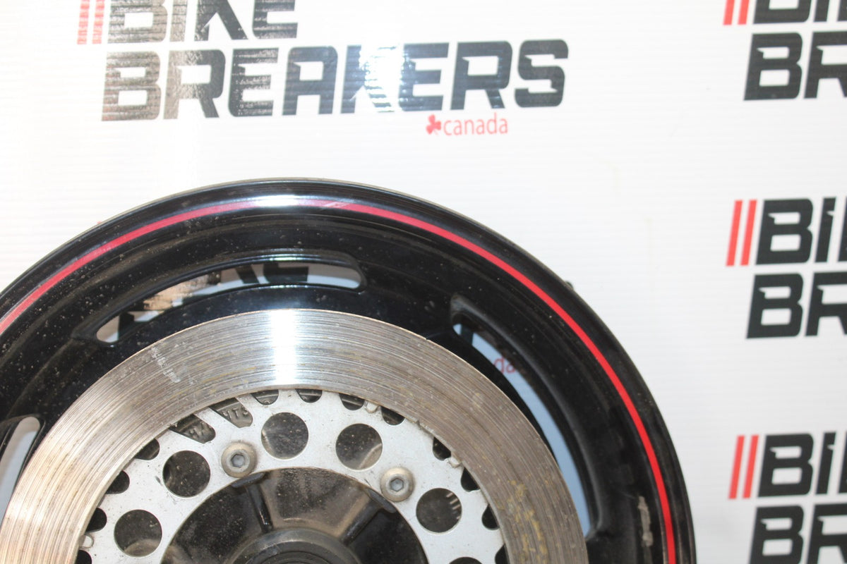 93-07 YAMAHA VMAX 1200 REAR WHEEL BACK RIM & ROTOR BB197