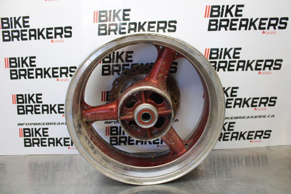 07 KAWASAKI Z1000 REAR WHEEL BACK RIM & ROTOR BB148