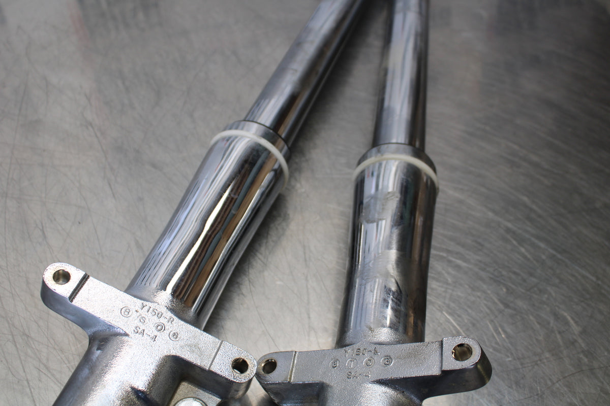 09 YAMAHA ROYAL STAR XVZ1300TF VENTURE FRONT FORKS SHOCK SUSPENSION SET BB151