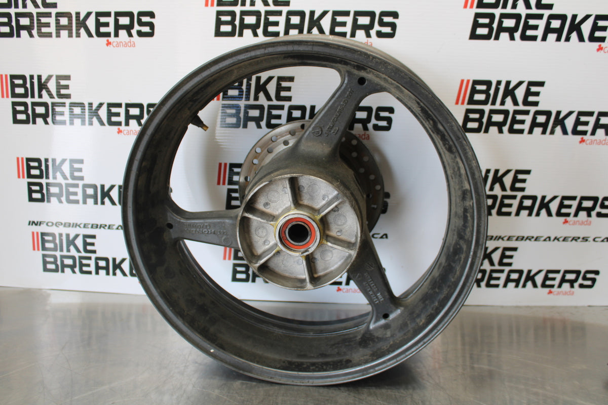 05-06 HONDA CBR600RR REAR WHEEL BACK RIM & ROTOR BB159
