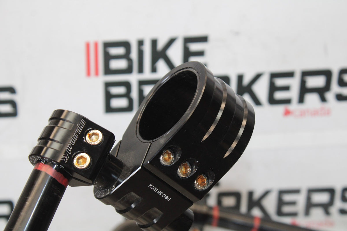 16 APRILIA TUONO V4 1100 LEFT RIGHT CLIP ON ONS HANDLEBARS PAIR SET BB905