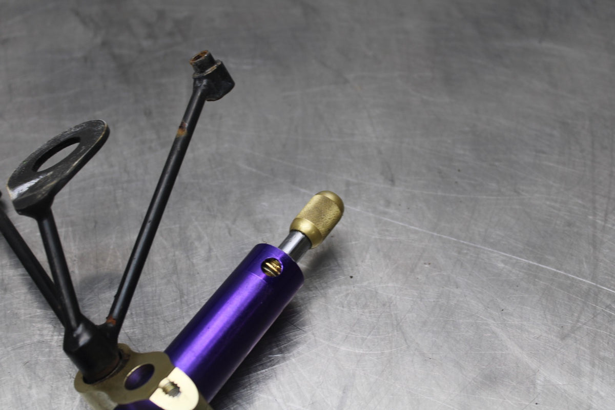 98 KAWASAKI NINJA ZX6 AFTERMARKET STEERING DAMPER STABILIZER BB870