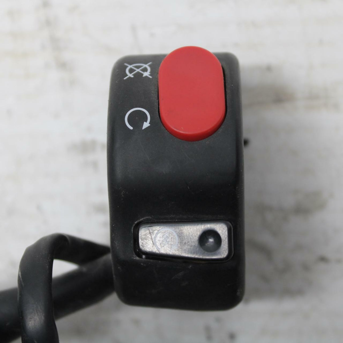07-16 TRIUMPH STREET TRIPLE RIGHT CLIP ON HANDLE KILL OFF START SWITCH  BB356