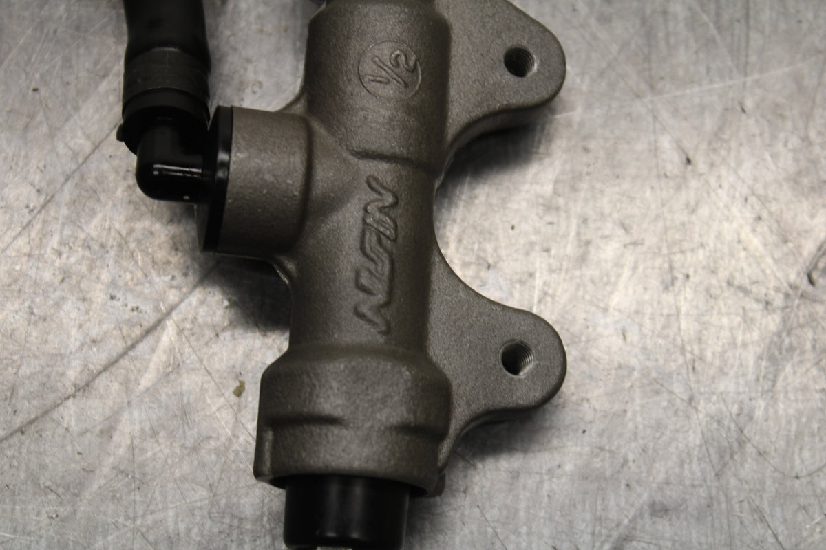 08-16 YAMAHA YZF R6 REAR BACK BRAKE MASTER CYLINDER W RESERVOIR BB131