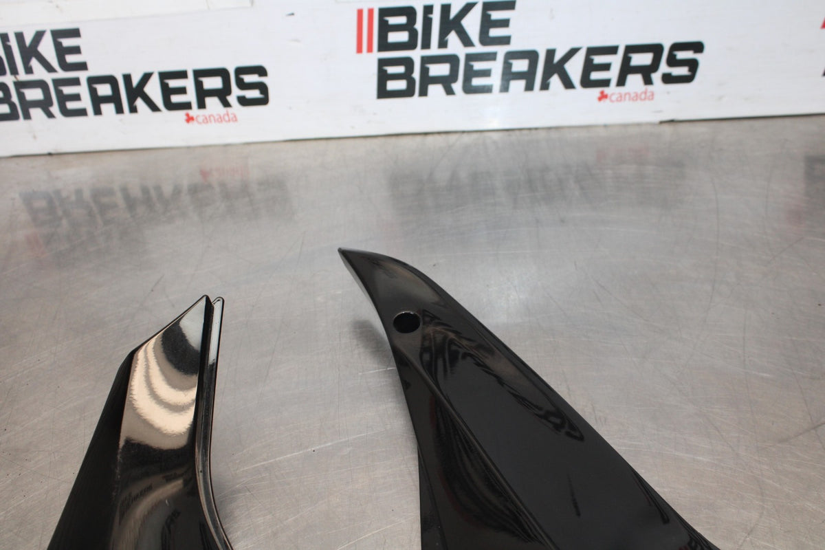 08 KAWASAKI NINJA ZX10R RIGHT LEFT FRONT SIDE SEAT PANELS COWLS FAIRINGS  BB902