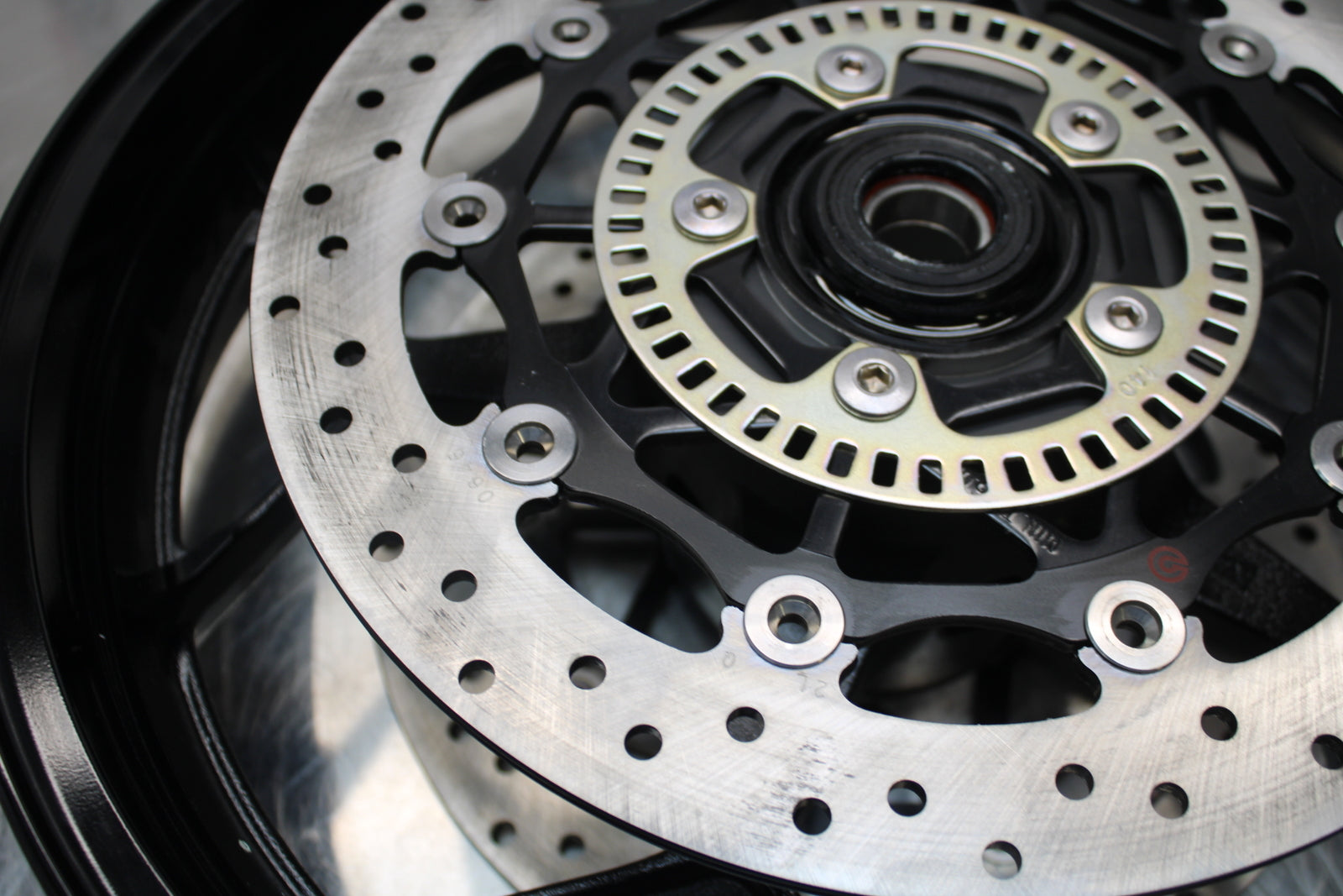 23-24 KAWASAKI NINJA ZX14R NEW!! FRONT WHEEL FRONT RIM & ROTORS BB141