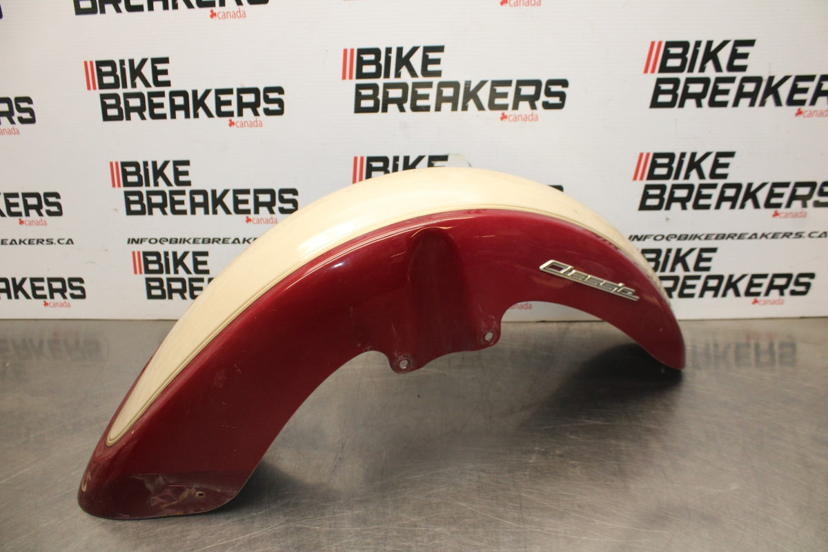 99-09 YAMAHA V STAR 1100 FRONT WHEEL FENDER COWL FAIRING BB853