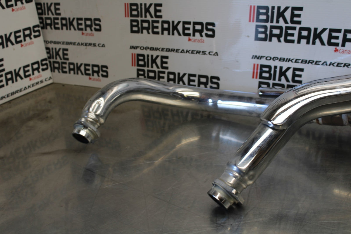 14 HONDA SHADOW 750 VT750C2B FULL EXHAUST PIPE HEADER BB867