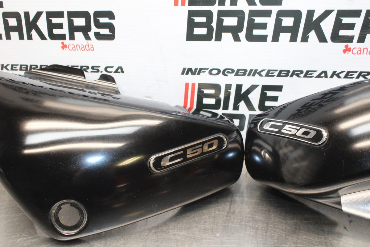 15 SUZUKI BOULEVARD C50 SIDE COVER PANEL COWL FAIRING SET PAIR BB775