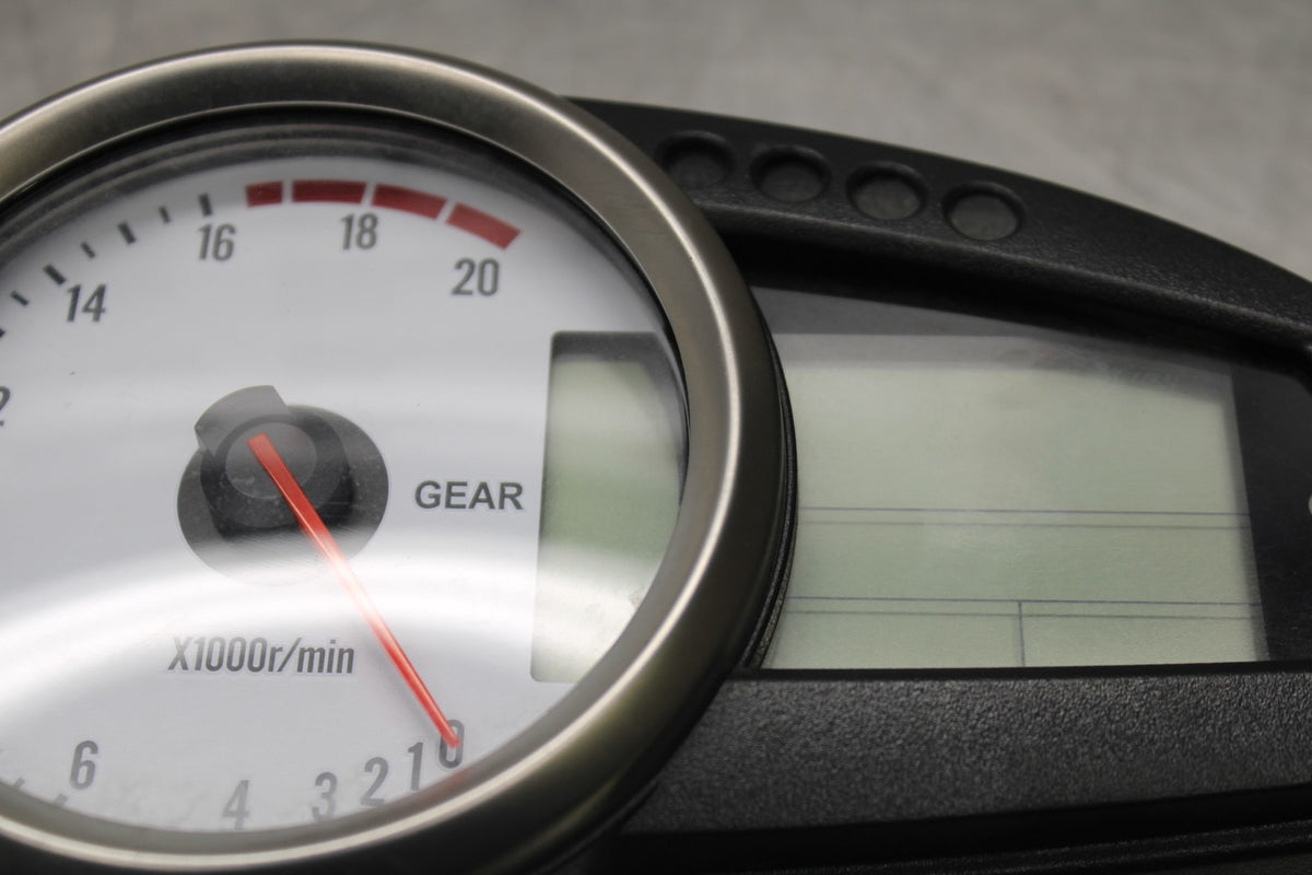 07-08 KAWASAKI NINJA ZX6R SPEEDO TACH GAUGES DISPLAY CLUSTER SPEEDOMETER BB937