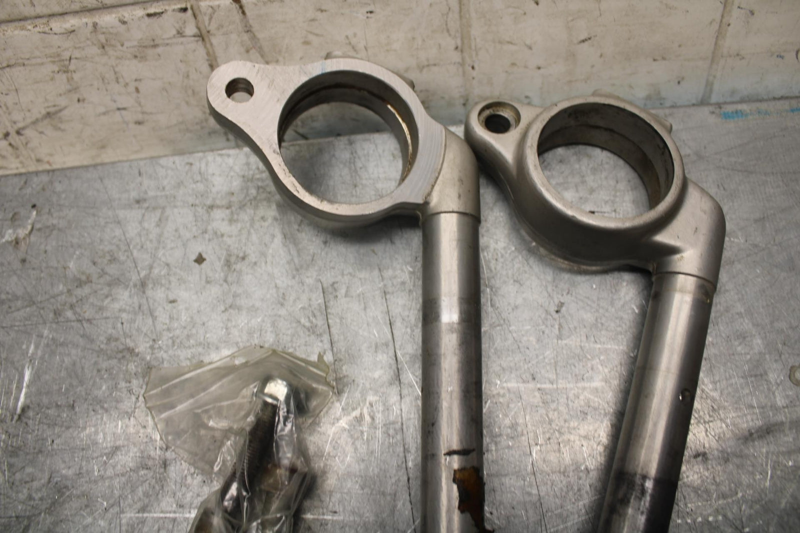 1993 Suzuki GSXR1100W LEFT RIGHT CLIP ON ONS HANDLEBARS PAIR SET BB46