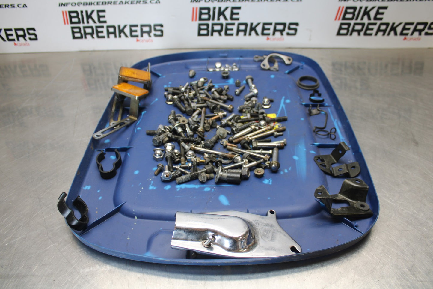 03-08 KAWASAKI VULCAN 1600 MOUNTING BOLTS HARDWARE MOTOR SCREWS BB196