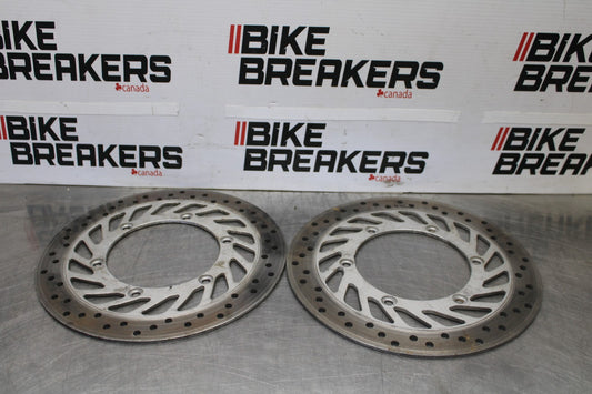 91-02 HONDA ST1100 FRONT LEFT RIGHT BRAKE ROTORS DISCS BB881