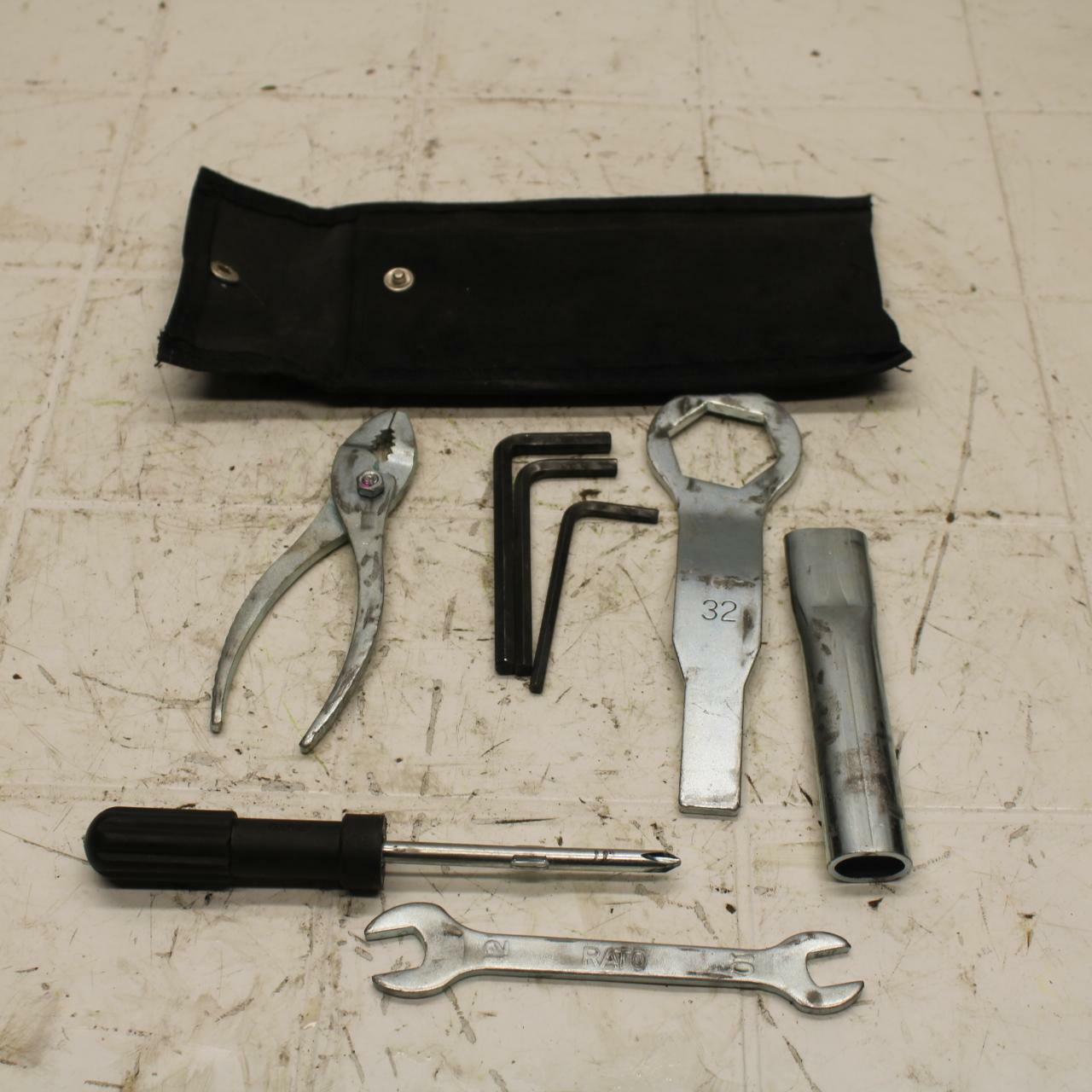 13-17 KAWASAKI NINJA ZX6R ZX636E STOCK TOOLS OEM TOOL BAG KIT SET BB409