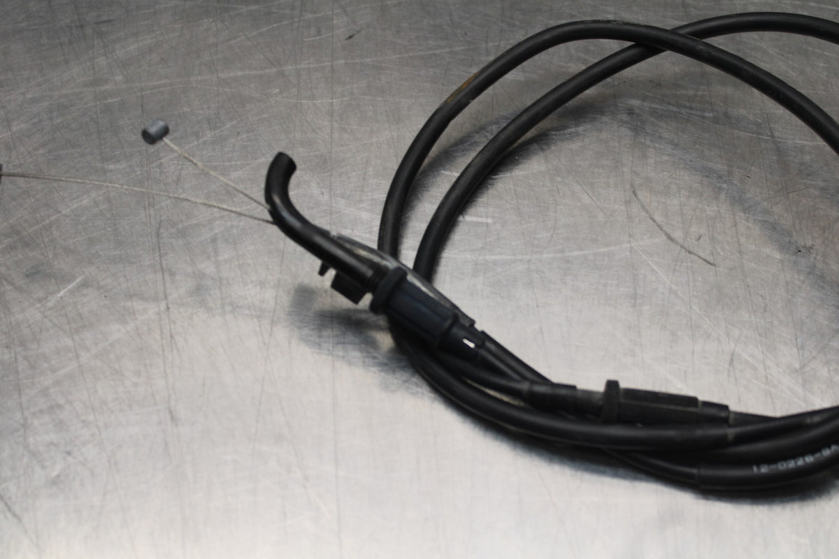 08 KAWASAKI NINJA 650 EX650 THROTTLE CABLES LINES BB797