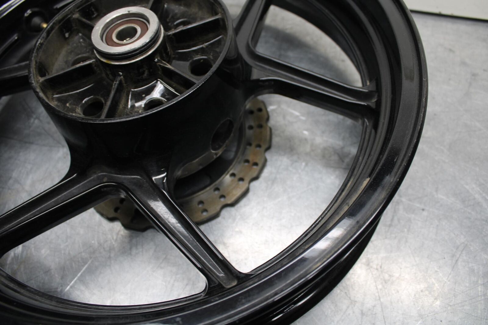 08-12 KAWASAKI NINJA 250R EX250J REAR ROTOR WHEEL RIM BRAKE DISC BB612