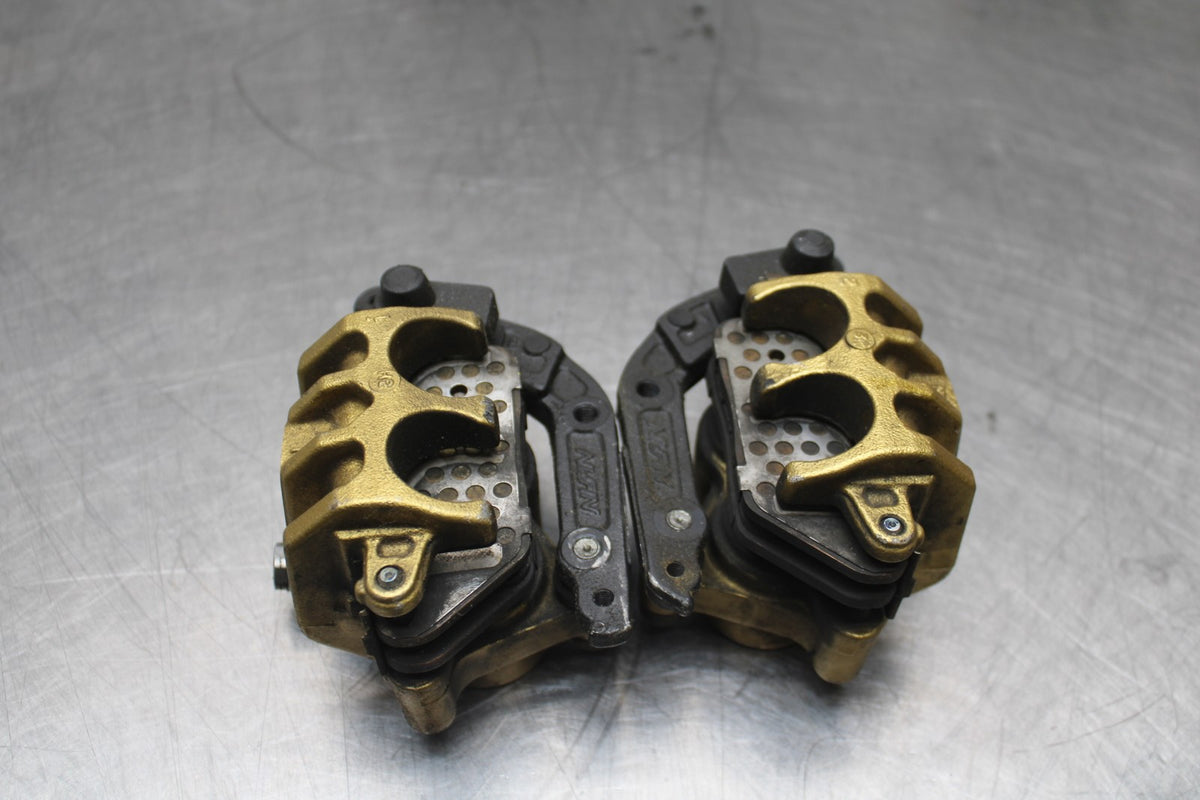 14 TRIUMPH STREET TRIPLE ABS RIGHT LEFT FRONT BRAKE CALIPER SET PAIR BB808