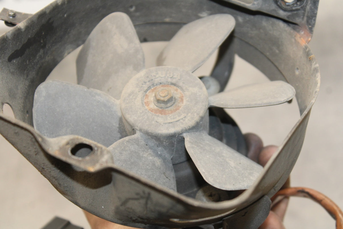 84 HONDA INTERCEPTOR 1000 VF1000F LEFT ENGINE RADIATOR COOLING FAN MOTOR  BB878