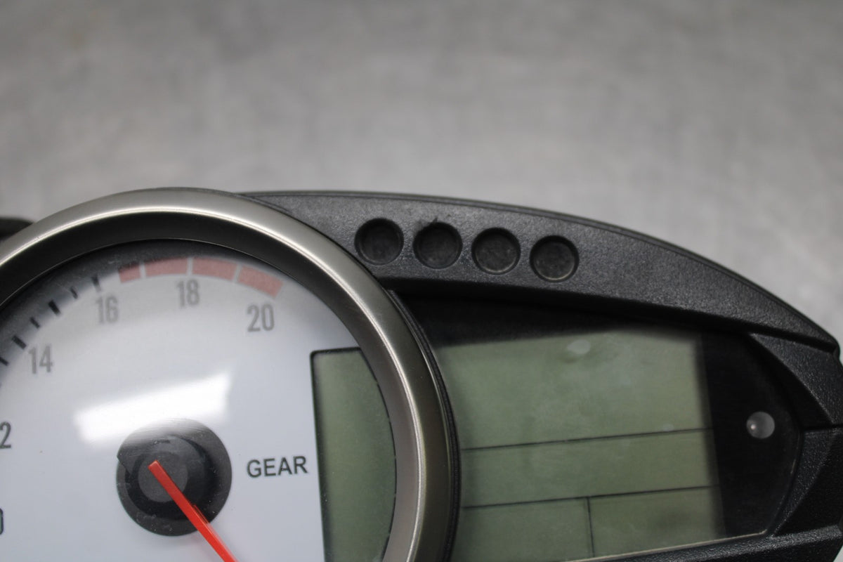 07-08 KAWASAKI NINJA ZX6R SPEEDO TACH GAUGES DISPLAY CLUSTER SPEEDOMETER BB937
