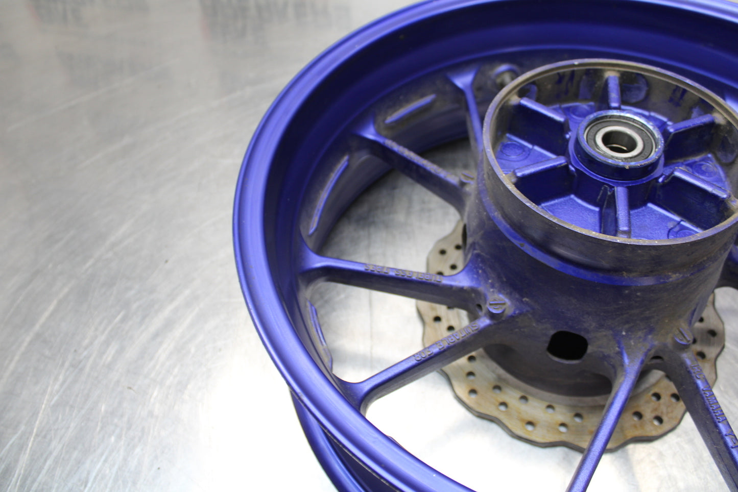 14-17 YAMAHA FZ07 REAR WHEEL BACK RIM & ROTOR BB162