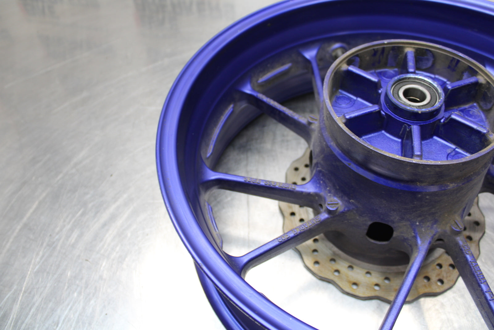 14-17 YAMAHA FZ07 REAR WHEEL BACK RIM & ROTOR BB162