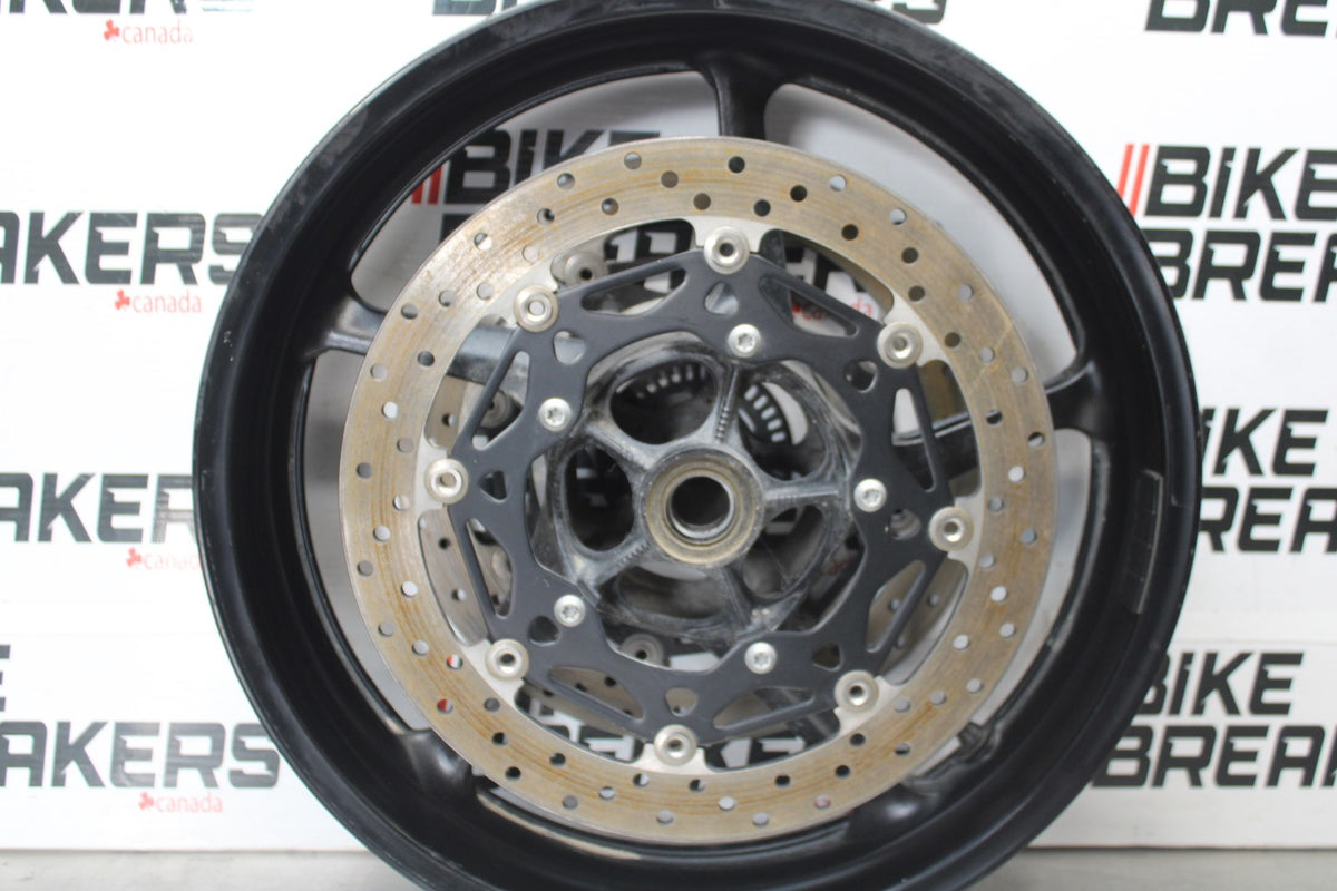 17 YAMAHA YZF R6 FRONT WHEEL FRONT RIM & ROTORS BB922
