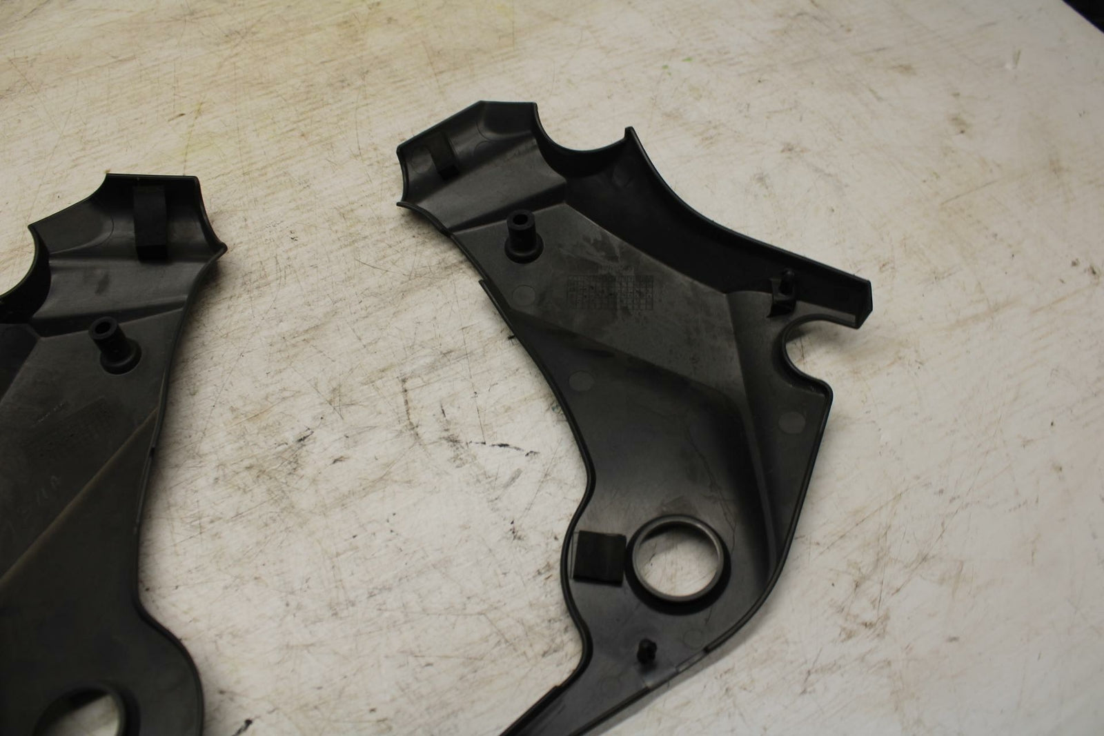 11-12 KAWASAKI NINJA 400 EX400 C RIGHT LEFT FRAME MID SIDE COVERS COWLS  BB358