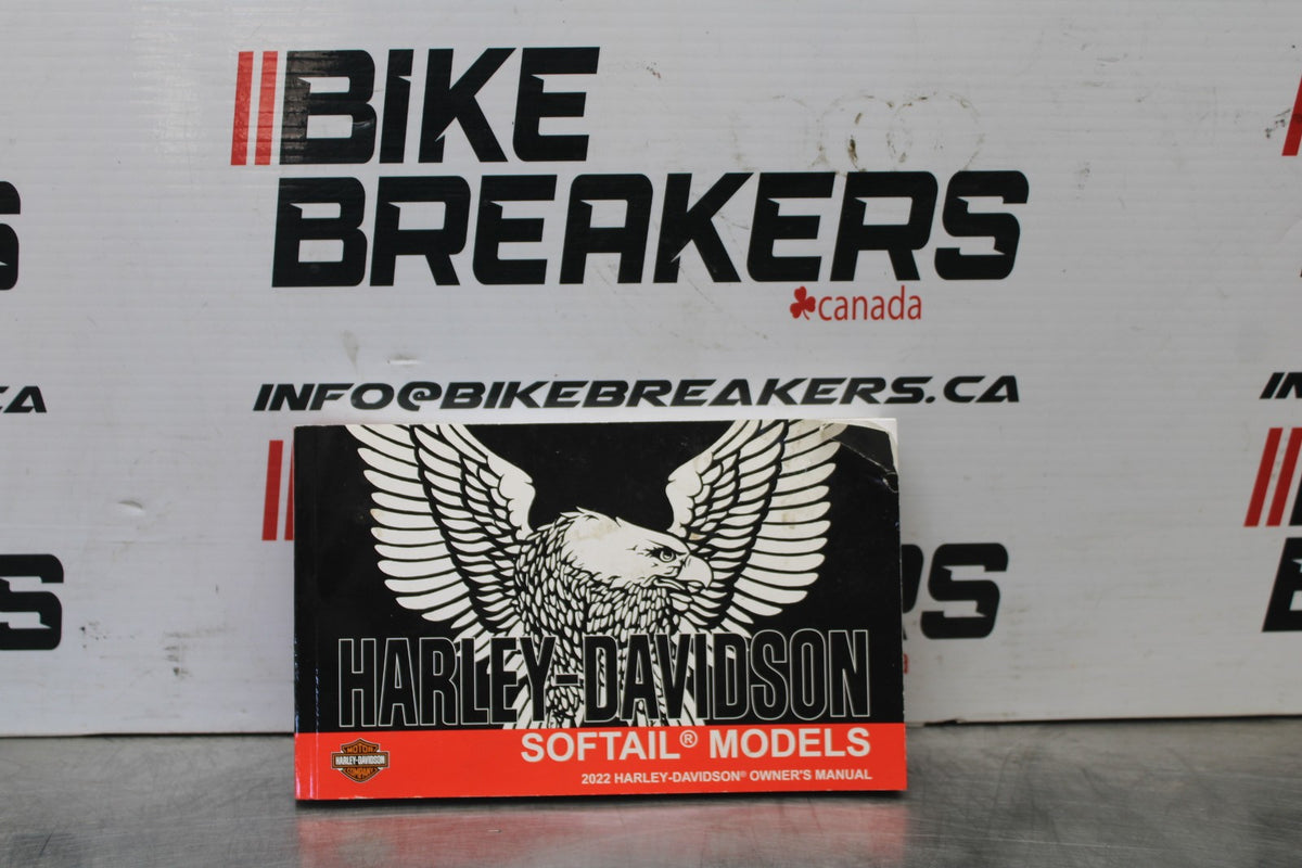 22 HARLEY-DAVIDSON SOFTAIL ORIGINAL OWNERS MANUAL BOOK BB859