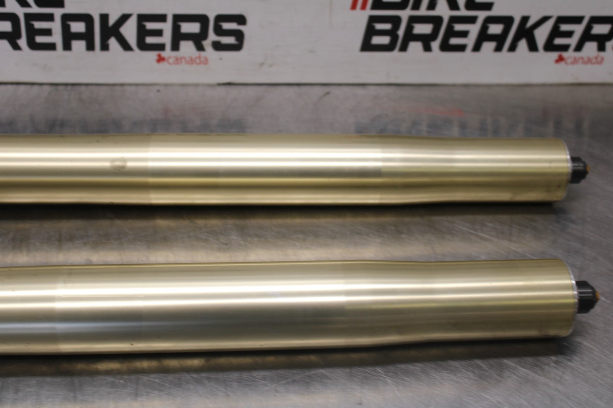 08-09 KAWASAKI NINJA ZX14R FRONT FORKS SHOCK SUSPENSION SET PAIR BB932