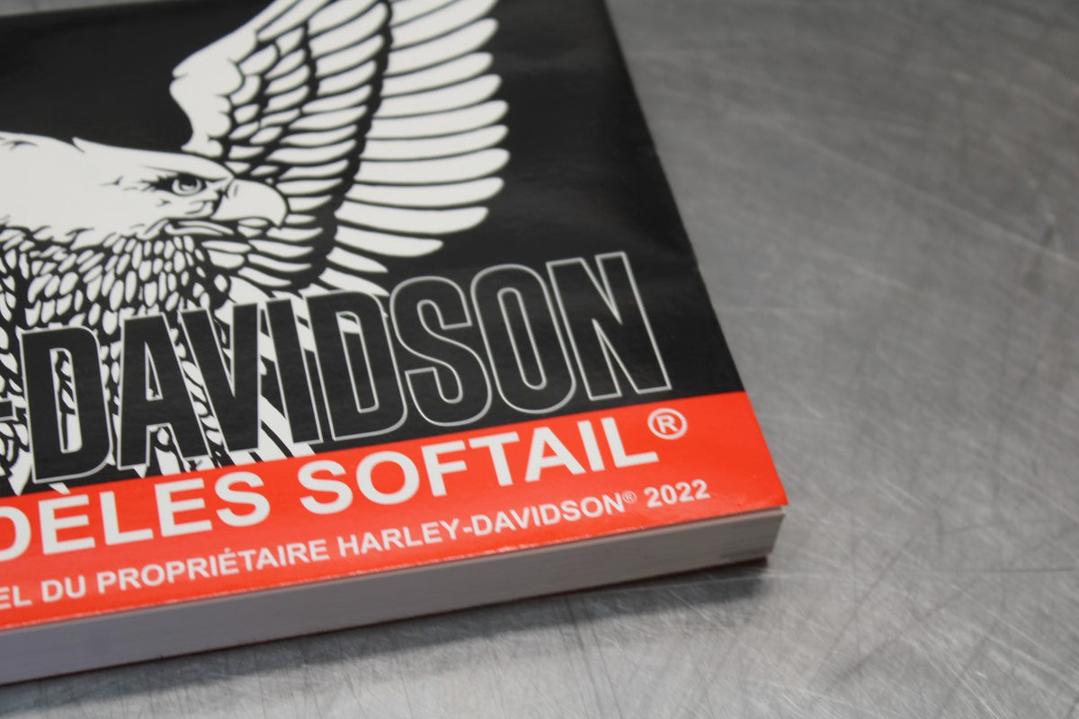22 HARLEY-DAVIDSON SOFTAIL FRENCH ORIGINAL OWNERS MANUAL BOOK BB859