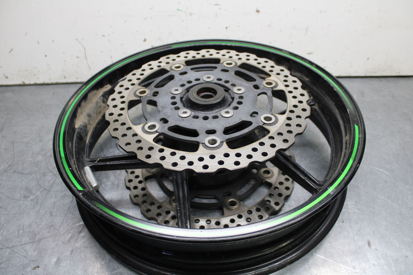 12-17 KAWASAKI ER-6N Z650 FRONT RIM FRONT WHEEL BB709