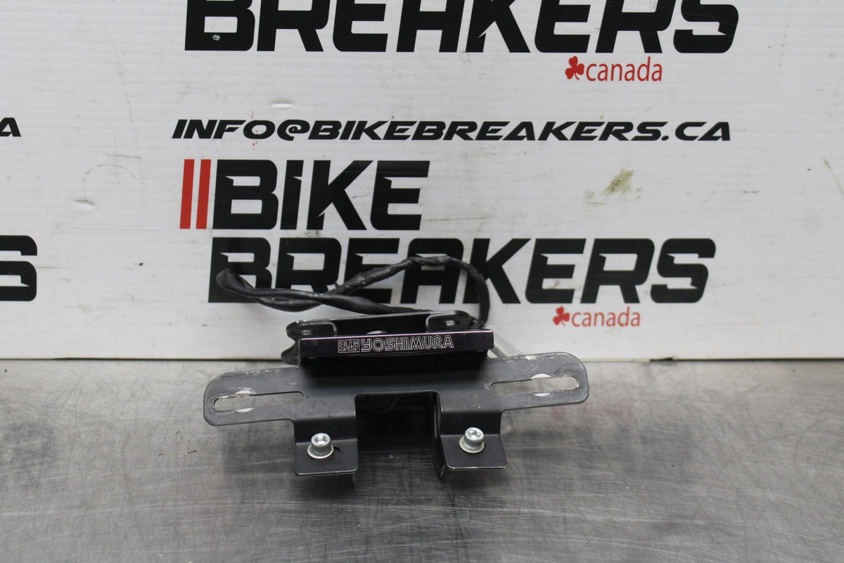 14-17 YAMAHA FZ07 YOSJIMURA FENDER ELIMINATOR PLATE BRACKET  BB843