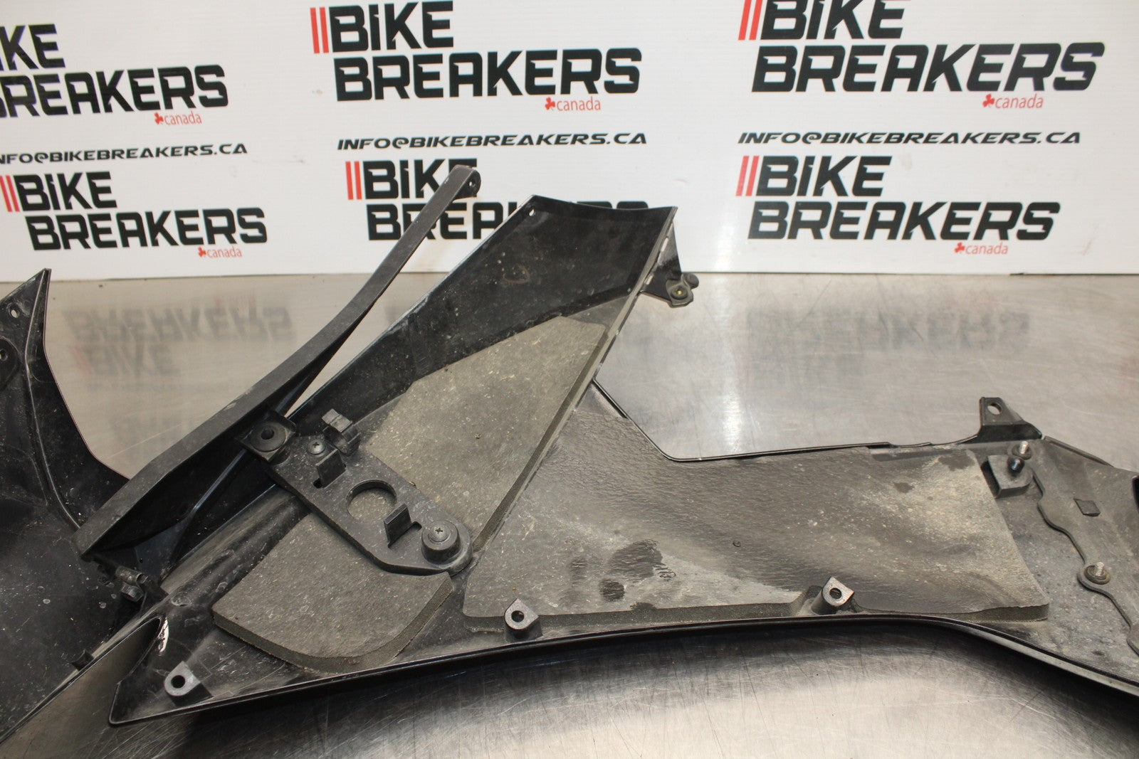08 KAWASAKI NINJA ZX10R RIGHT LOWER MID UPPER SIDE FAIRING COWL  BB201