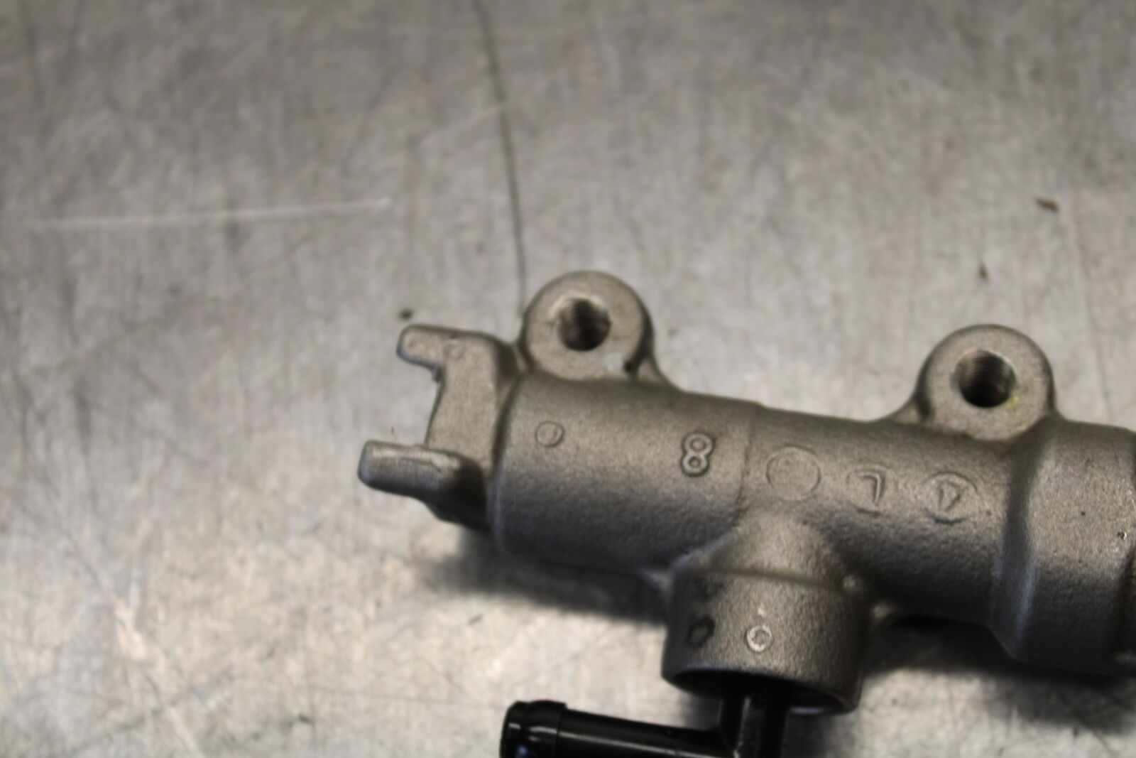 12-17 KAWASAKI ER-6N Z650 REAR BACK BRAKE MASTER CYLINDER W RESERVOIR BB709