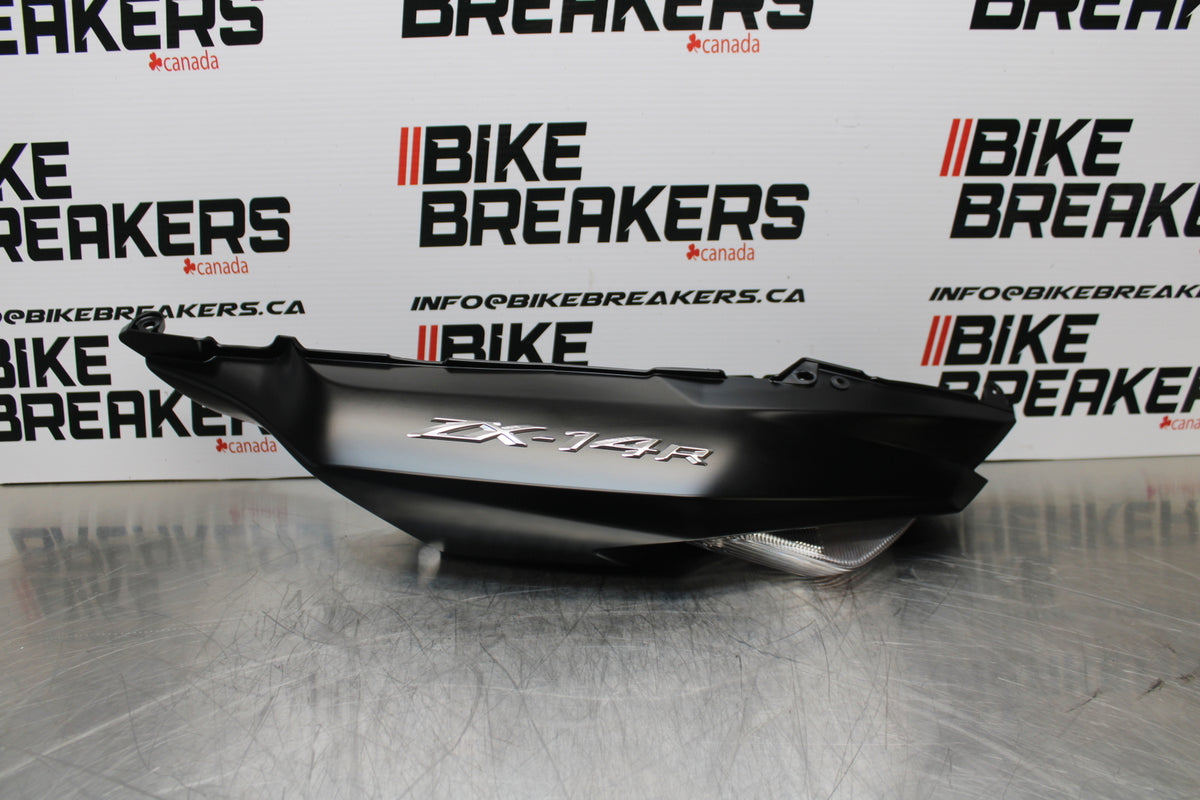 23-24 KAWASAKI NINJA ZX14R LEFT REAR BACK TAIL FAIRING COWL SHROUD BB153