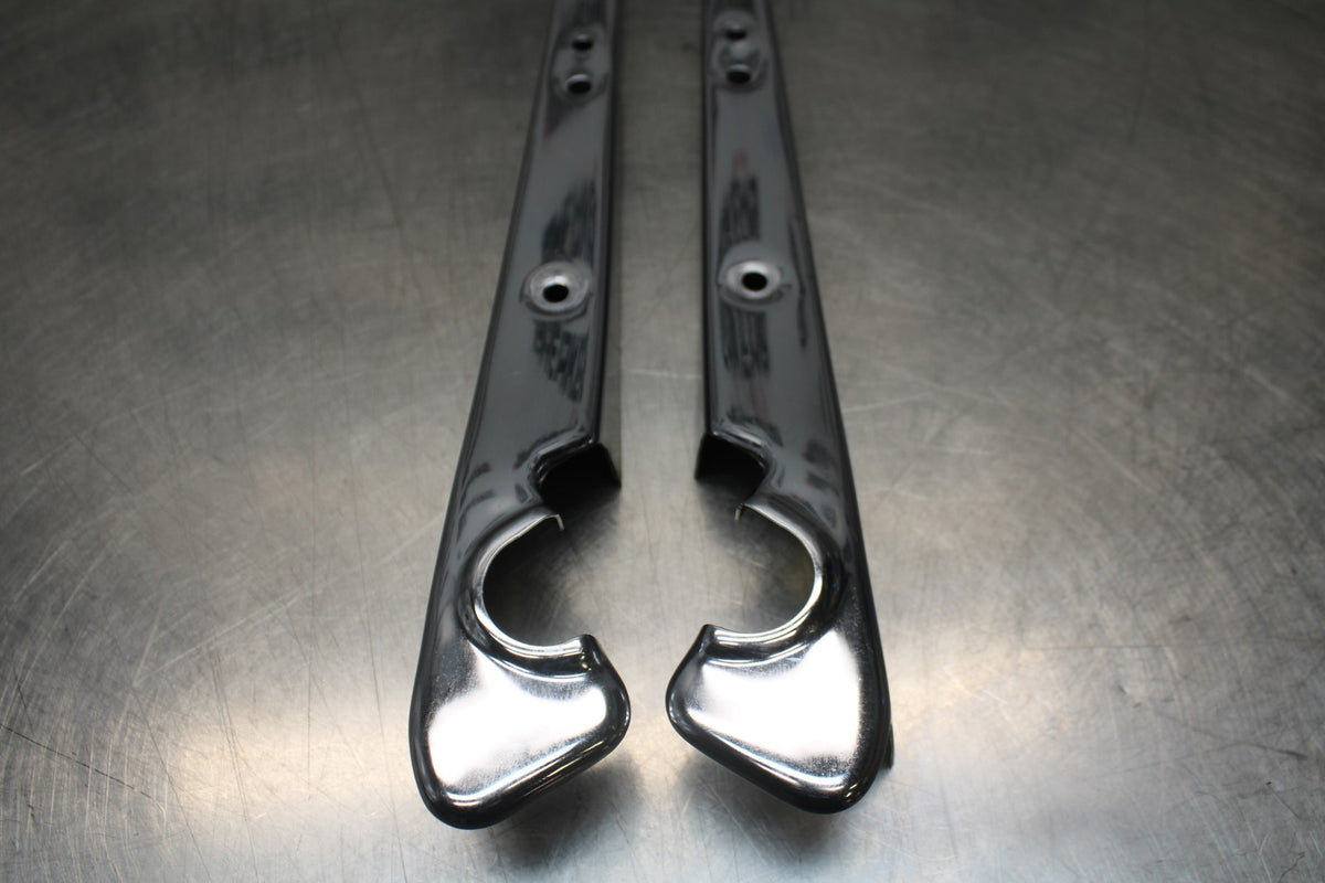 09 HARLEY-DAVIDSON SPORTSTER 1200 CUSTOM XL1200C REAR FRAME COVERS STRUTS  BB776