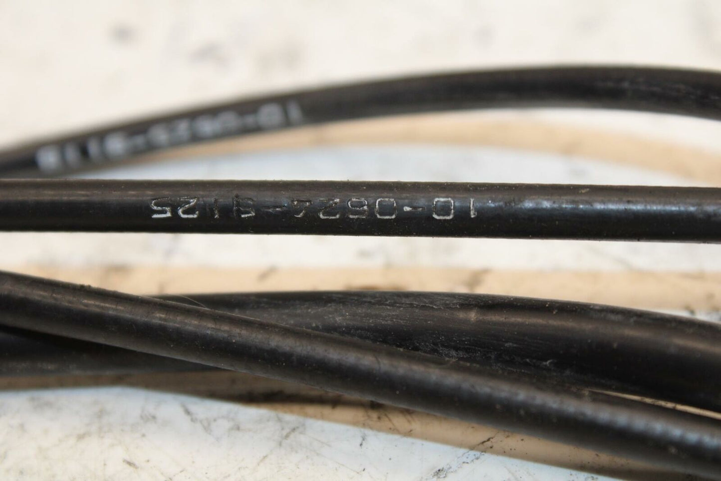 19-20 KAWASAKI NINJA ZX6R ZX636 EXHAUST VALVE SERVO MOTOR CABLES BB407