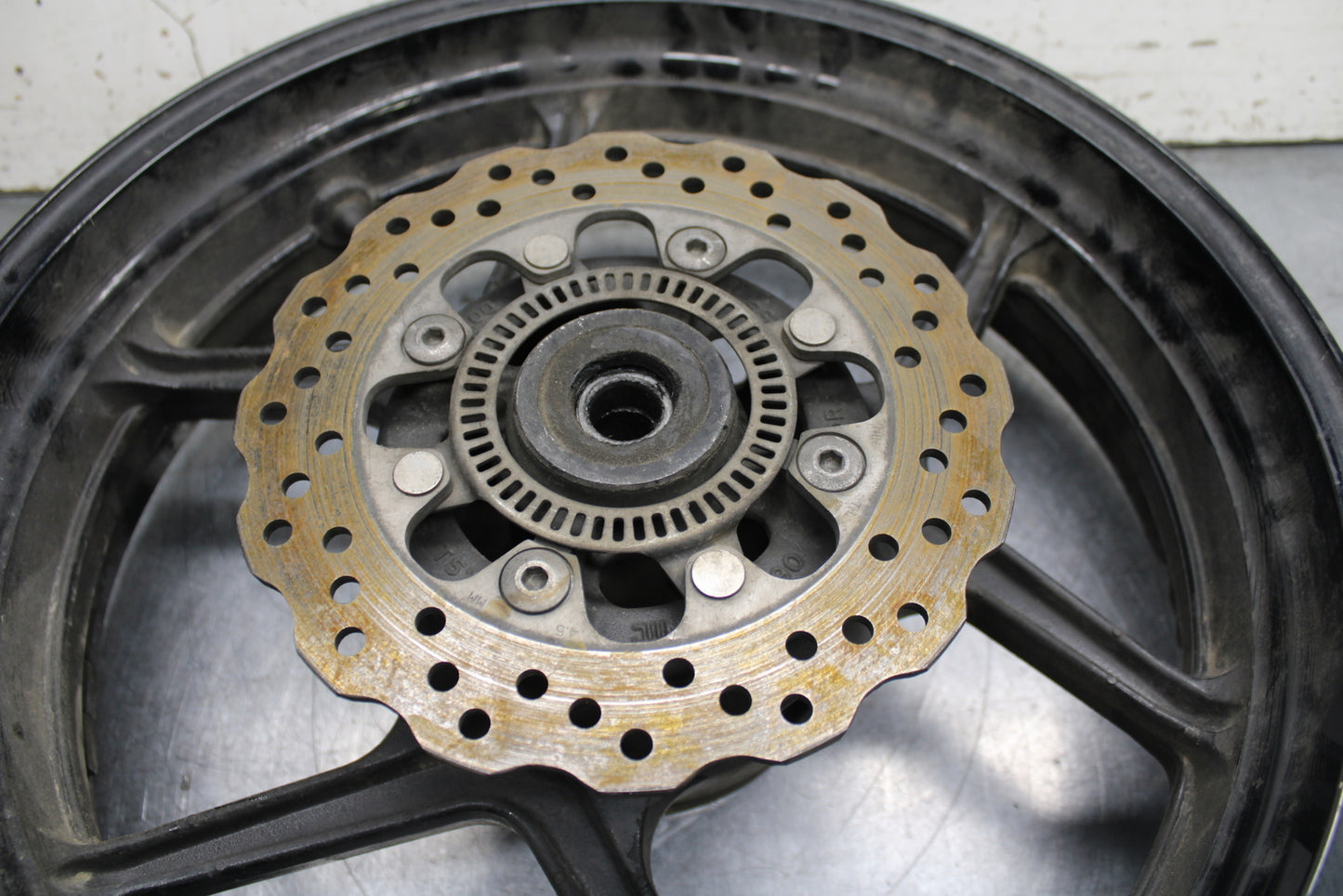 14-15 KAWASAKI NINJA 650 EX650F ABS REAR WHEEL BACK RIM BB741