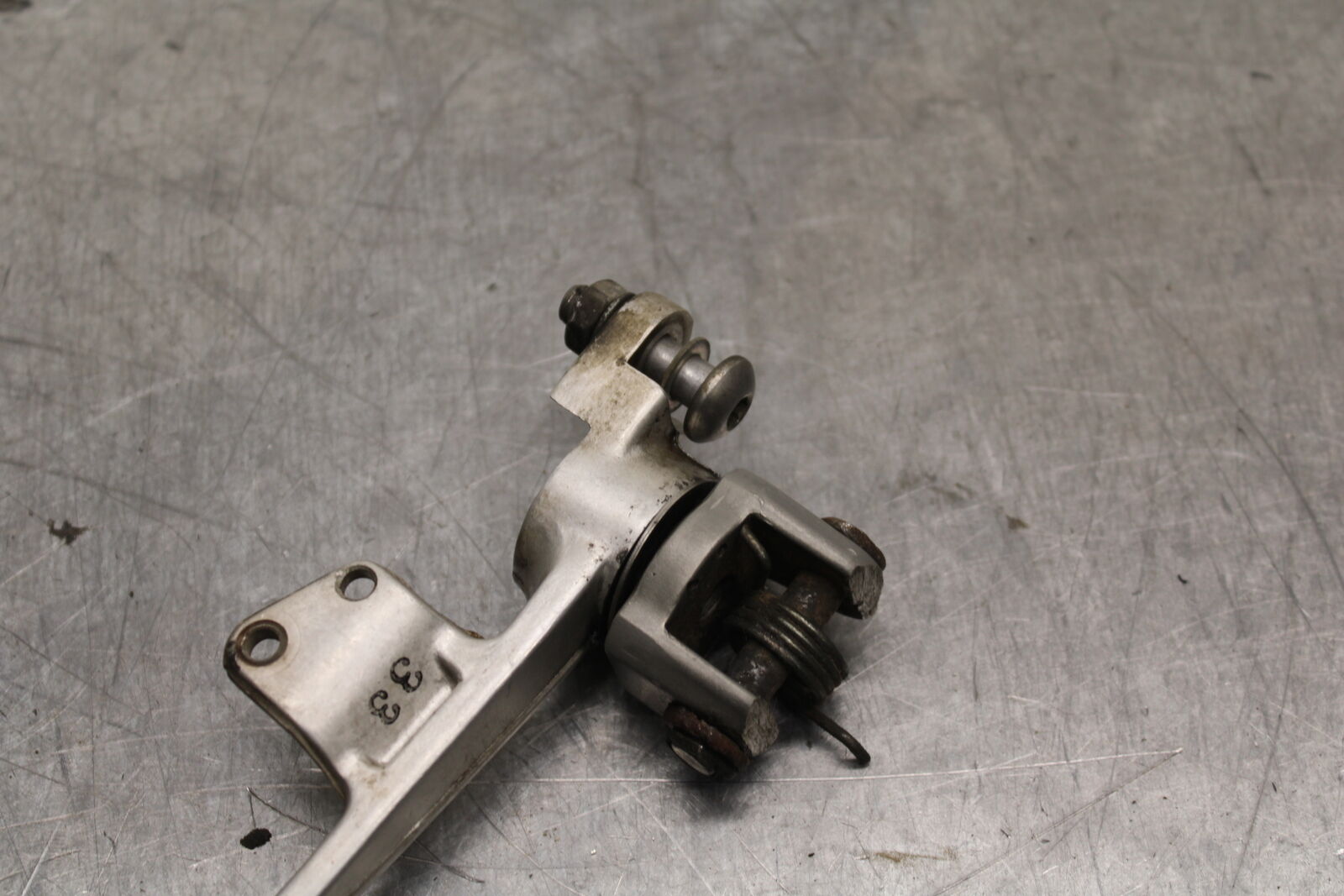 05-06 HONDA CBR600RR RIGHT REARSET BRAKE FOOT PEDAL BB739