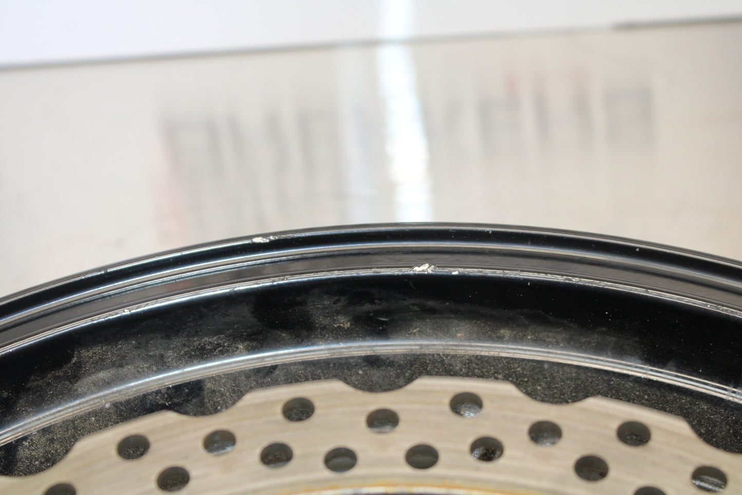 13-18 KAWASAKI NINJA ZX6R FRONT WHEEL FRONT RIM & ROTORS  BB143