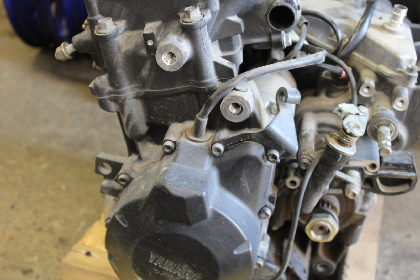 09-15 YAMAHA FZ6R ENGINE MOTOR LOW KM!! BB161